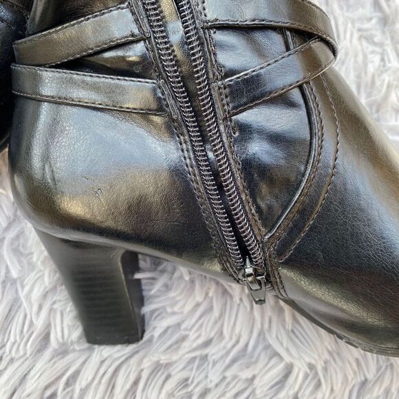 KIM ROGERS Jolie Women's 10M US Black Knee High Boots Faux Leather - Picture 5 of 16